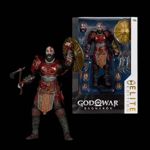 McFarlane Toys God of War Ragnarök Kratos (Elite Edition) 7-Inch Action Figure