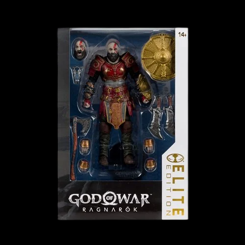McFarlane Toys God of War Ragnarök Kratos (Elite Edition) 7-Inch Action Figure