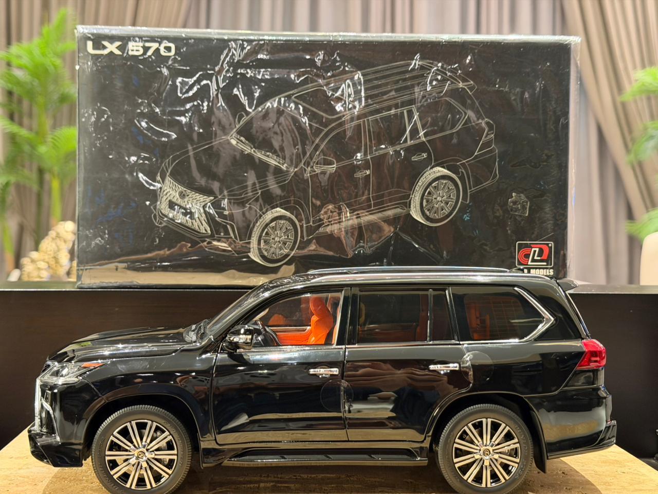 LCD Models Lexus LX570 Premium Diecast Model Side View