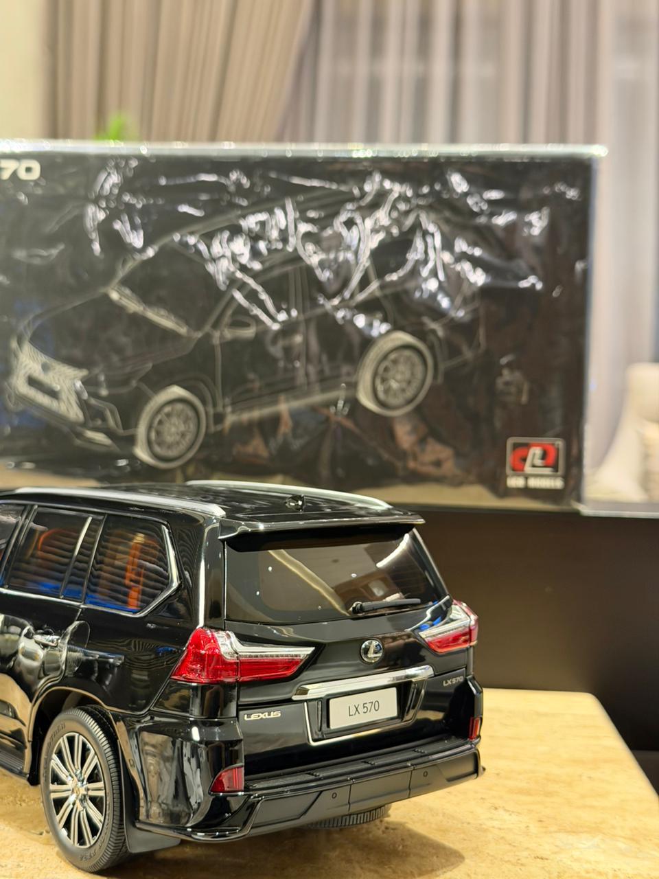 LCD Models Lexus LX570 Premium Diecast Model Back View