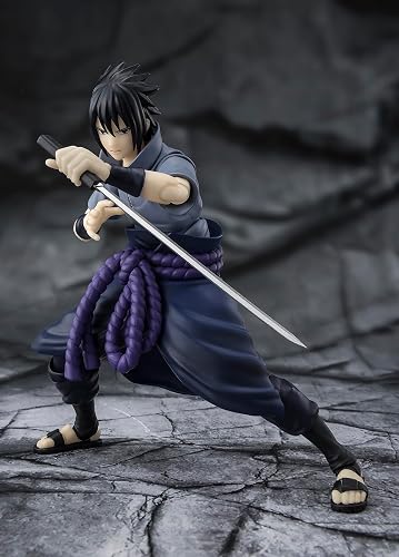 Bandai S.H.Figuarts Sasuke Uchiha - The Solitary Ninja Who Burns Through the Darkness - Action Figure