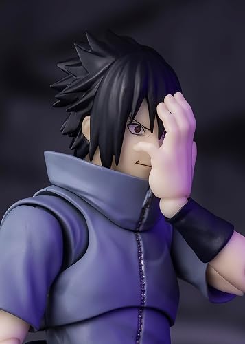 Bandai S.H.Figuarts Sasuke Uchiha - The Solitary Ninja Who Burns Through the Darkness - Action Figure