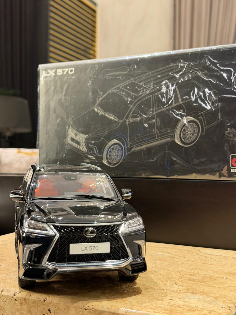 LCD Models Lexus LX570 Premium Diecast Model Front View