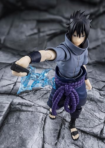 Bandai S.H.Figuarts Sasuke Uchiha - The Solitary Ninja Who Burns Through the Darkness - Action Figure