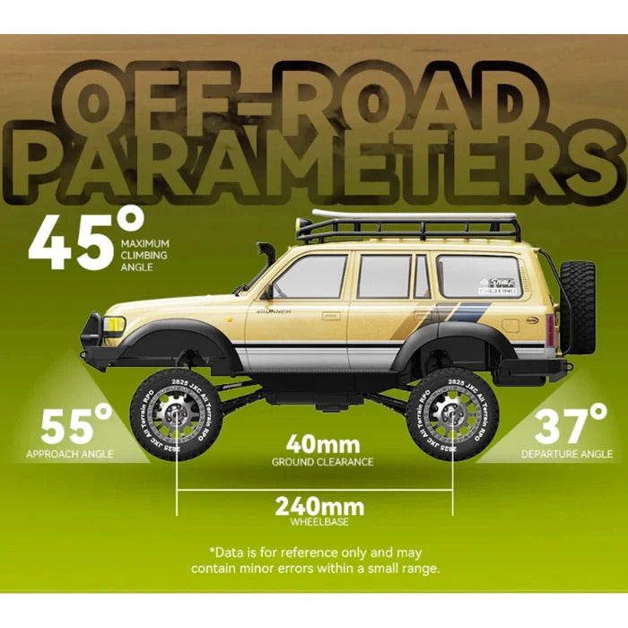 1:12 Scale JXC5826 Land Cruiser LC80 RC Crawler