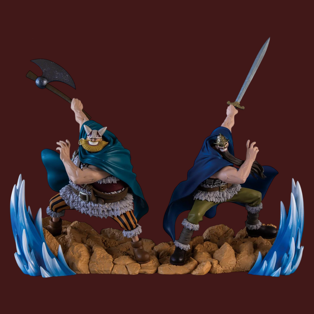 Bandai Banpresto One Piece Dorry and Brogy Giant Warrior Figures