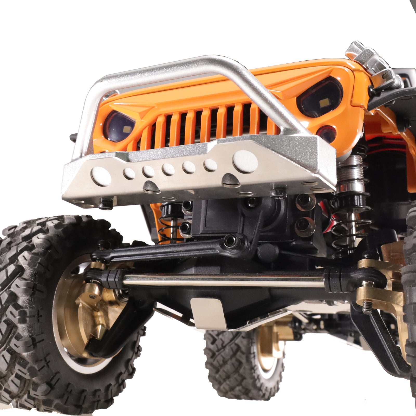 MJX H12Y/H12Y+ Stainless Steel Chassis Skid Plate & Armor Protection Kit