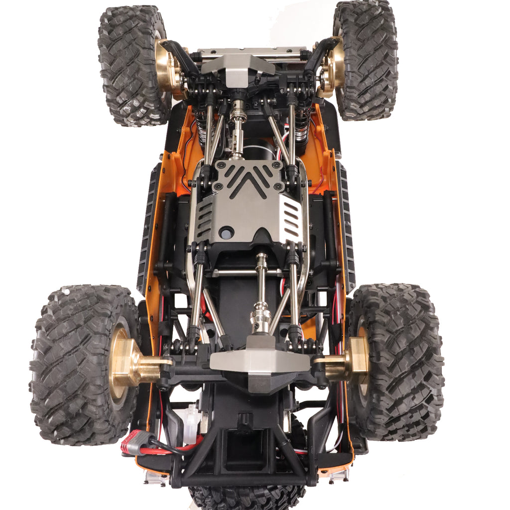 MJX H12Y/H12Y+ Stainless Steel Chassis Skid Plate & Armor Protection Kit