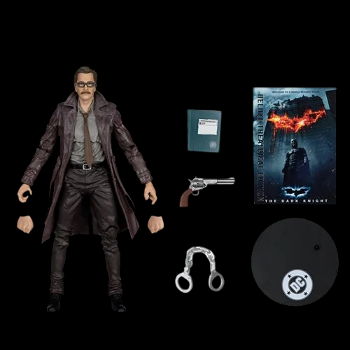 McFarlane Toys DC Multiverse James Gordon (The Dark Knight Trilogy) 7-Inch Action Figure
